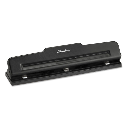 Swingline 10-Sheet Desktop Two-to-Three-Hole Adjustable Punch, 9/32" Holes, Black EasyOptionXY LLC