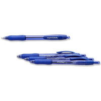 Paper Mate Profile Retractable Ballpoint Pen, Bold Point 1.4 mm, Blue, 4 Count EasyOptionXY LLC