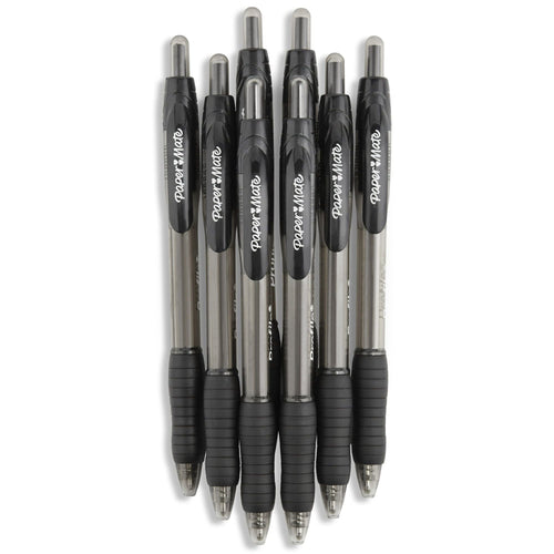 Paper Mate Profile Retractable Ballpoint Pens, 1.4 mm Bold Point, Black, 8 Count EasyOptionXY LLC
