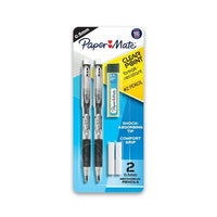 Paper Mate Clearpoint Mechanical Pencils, HB #2 Lead (0.5mm), with Lead Refills and 2 Erasers EasyOptionXY LLC