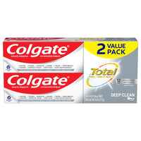 Colgate Total Toothpaste; Deep Clean; 2 Pack; 4.8 oz EasyOptionXY LLC