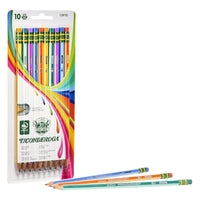 Ticonderoga No. 2 Pencil, Striped Barrels, Pack of 10 EasyOptionXY LLC