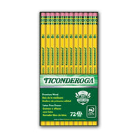 Ticonderoga Original Ticonderoga Pencils, No. 2 Soft, Unsharpened, Box of 72 EasyOptionXY LLC