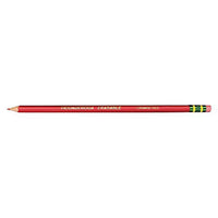 TICONDEROGA Erasable Checking Pencils, Pre-Sharpened with Eraser, Red, Pack of 4 (13941) EasyOptionXY LLC