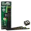 Ticonderoga Pencils #2 Black 3-Sided 6 Ct. Free Sharpener 1 Pack EasyOptionXY LLC