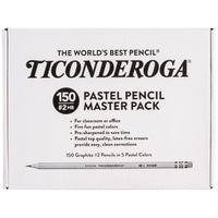 Ticonderoga #2 Pastel Pencils, 5 Assorted Colors, 150 Count EasyOptionXY LLC