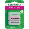 Ticonderoga Pastel Wedge Eraser, 3 Per Pack, 24 Packs EasyOptionXY LLC