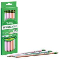 Ticonderoga #2 Pastel Pencils, 5 Assorted Colors, 10 Per Pack, 6 Packs EasyOptionXY LLC