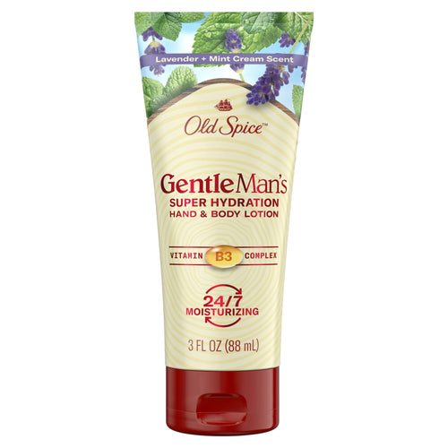 Old Spice Gentleman's Blend Super Hydration All Hand & Body Lotion, Lavender & Mint, 3.0 fl oz EasyOptionXY LLC
