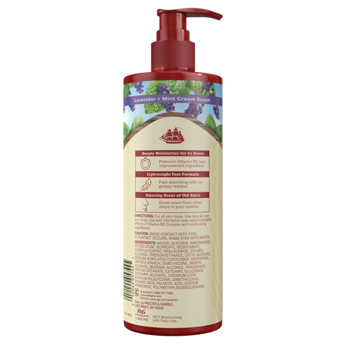 Old Spice Gentleman's Blend Super Hydration All Hand & Body Lotion, Lavender & Mint, 17.0 fl oz EasyOptionXY LLC