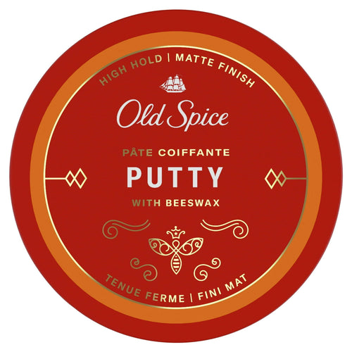 Old Spice Hair Styling Putty for Men, High Hold, Matte Finish, All Hair Types, 2.2 oz EasyOptionXY LLC
