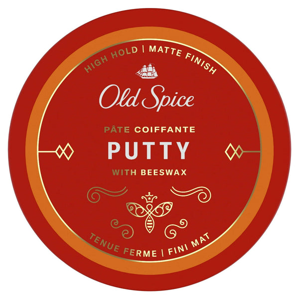 Old Spice Hair Styling Putty for Men, High Hold, Matte Finish, All Hair Types, 2.2 oz EasyOptionXY LLC