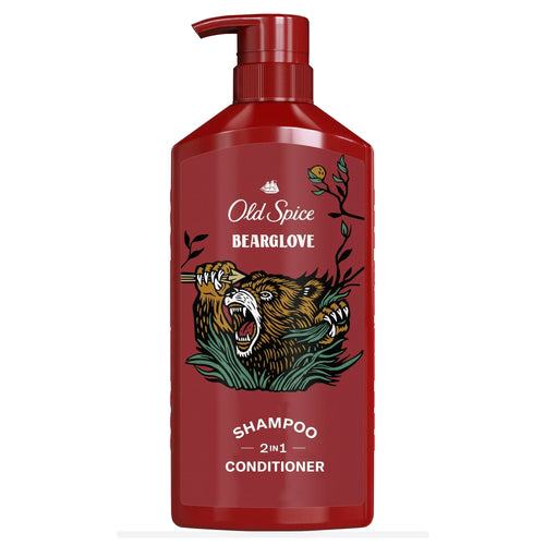 Old Spice Bear Glove 2in1 Shampoo and Conditioner for Men, All Hair Types, 22 fl oz EasyOptionXY LLC