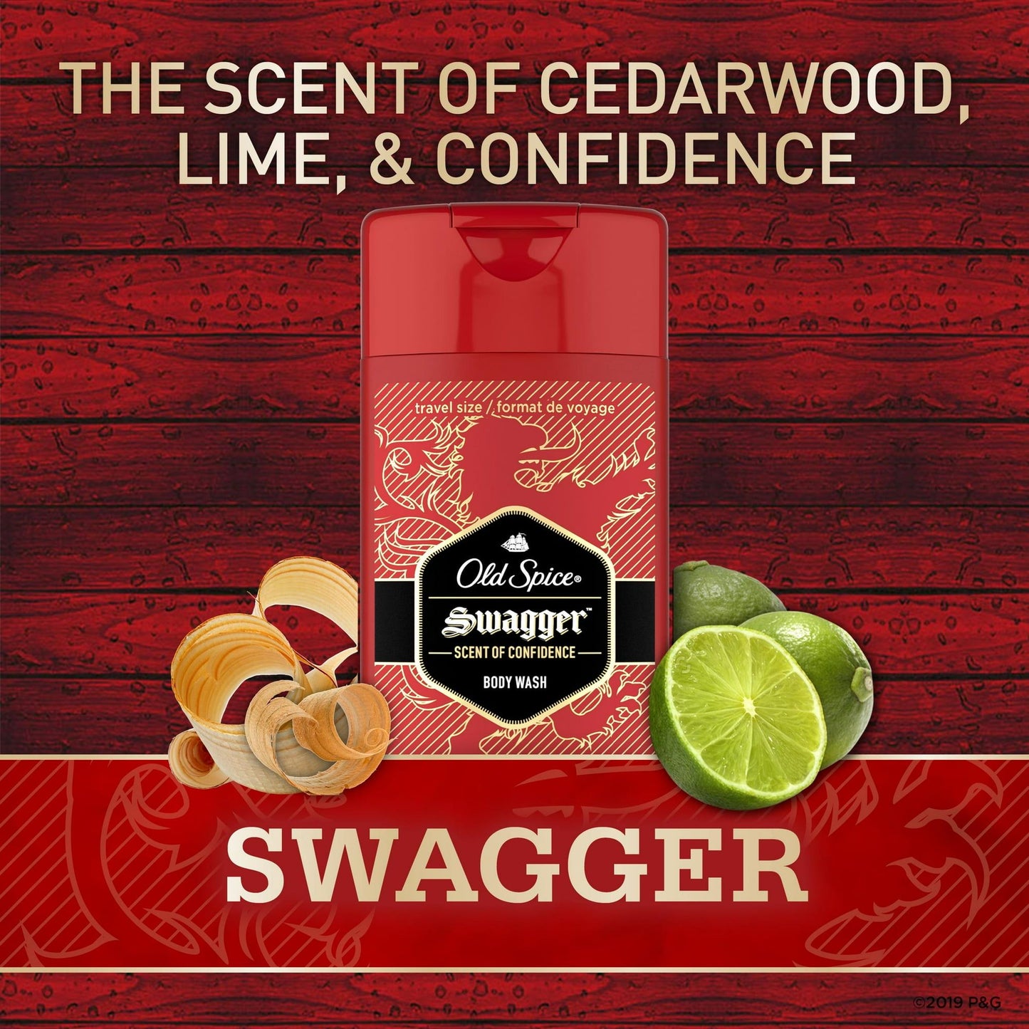 Old Spice Swagger Scent of Confidence, Body Wash for Men, 33.4 fl oz EasyOptionXY LLC