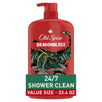 Old Spice Body Wash for Men, Dragonblast, Long Lasting Lather, All Skin Types, 33.4 oz EasyOptionXY LLC