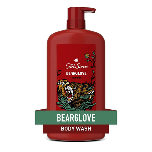 Old Spice Men's Body Wash, Bearglove, Long Lasting Lather, 33.4 fl oz EasyOptionXY LLC