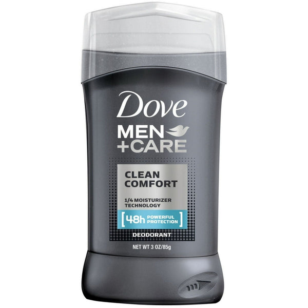 Dove Men+Care Deodorant Stick Clean Comfort 3 oz (Pack of 3) EasyOptionXY LLC