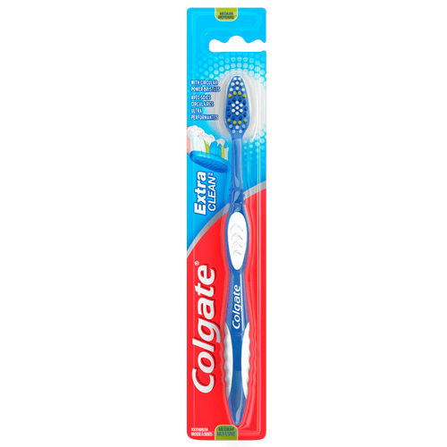 Colgate Extra Clean Flexible Grip Toothbrush; Medium; 1 Count EasyOptionXY LLC