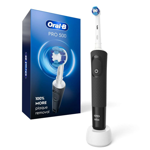 Oral-B Pro 500 Electric Toothbrush with (1) Full Brush Head, Black, for Adults & Children 3+ EasyOptionXY LLC