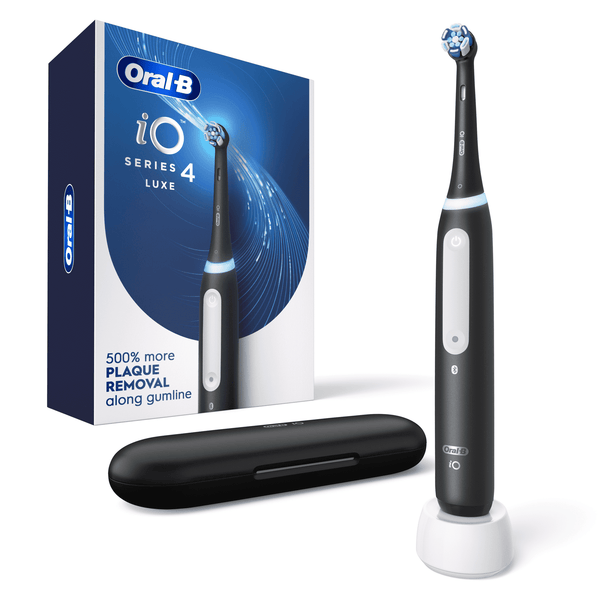 Oral-B iO Series 4 Electric Toothbrush with (1) Brush Head, Rechargeable, Black EasyOptionXY LLC