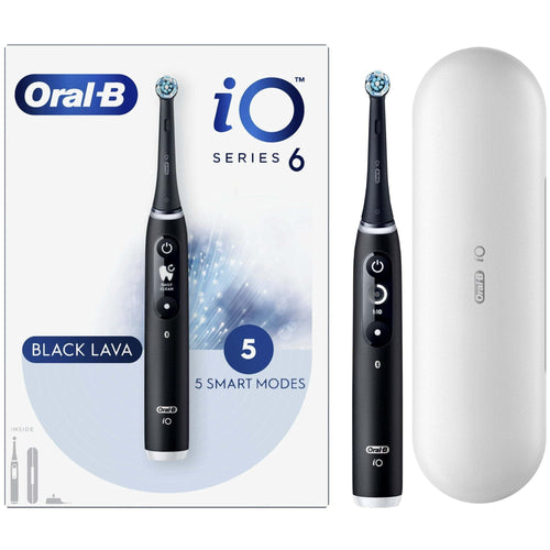 Oral-B iO Series 6 Electric Toothbrush with (1) Brush Head, Black Lava, for Adults & Children 3+ EasyOptionXY LLC