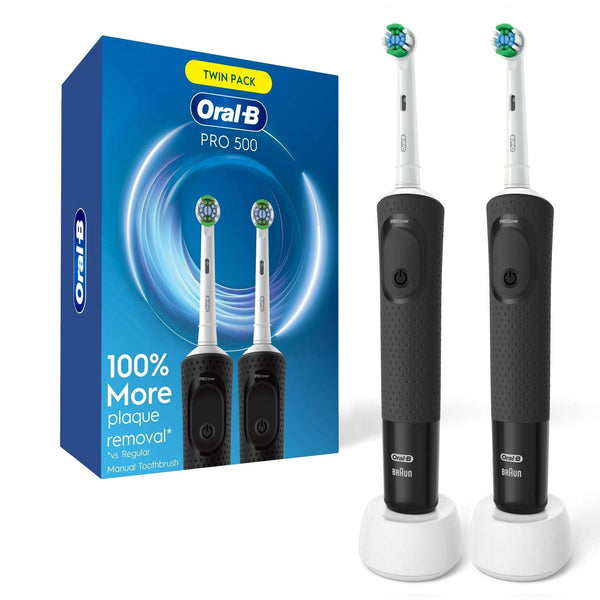 Oral-B Pro 500 Electric Toothbrush with (1) Brush Head, Black, for Adults and Children 3+ EasyOptionXY LLC