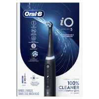 Oral-B iO Series 5 Electric Toothbrush with (1) Compact Brush Head, Rechargeable, Black EasyOptionXY LLC