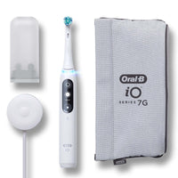 Oral-B iO Series 7G Electric Toothbrush with 1 Brush Head, White Alabster EasyOptionXY LLC