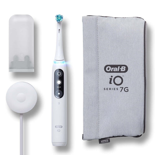 Oral-B iO Series 7G Electric Toothbrush with 1 Brush Head, White Alabster EasyOptionXY LLC
