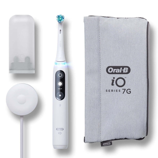 Oral-B iO Series 7G Electric Toothbrush with 1 Brush Head, White Alabster EasyOptionXY LLC