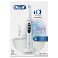 Oral-B iO Series 7 Electric Toothbrush, 2 Brush Heads, White Alabaster, for Adults and Children 3+ EasyOptionXY LLC