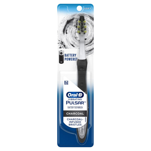 Oral-B Pulsar Charcoal Battery Toothbrush, Soft, 1 Count EasyOptionXY LLC