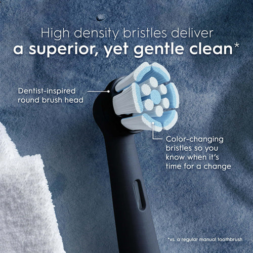 Oral-B iO Gentle Care Replacement Heads, Electric Toothbrush Brush Heads, Black, 2 Count EasyOptionXY LLC