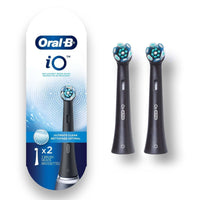 Oral-B iO Ultimate Clean Replacement Brush Heads, Black, 2 Count EasyOptionXY LLC