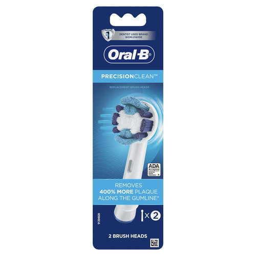 Oral-B Precision Clean X-Filament Replacement Brush Heads, 2 Count EasyOptionXY LLC