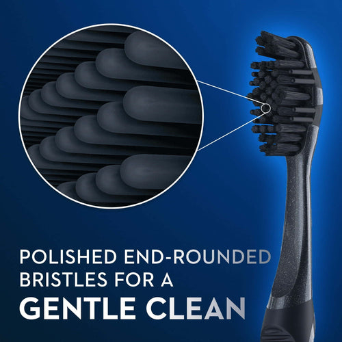 Oral-B Charcoal Manual Toothbrush, Medium, 2 Count, for Adults & Children 3+ EasyOptionXY LLC