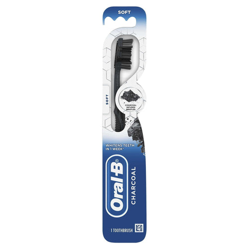 Oral-B Charcoal Toothbrush, Soft, 1 Count, for Adults and Children 3+ EasyOptionXY LLC