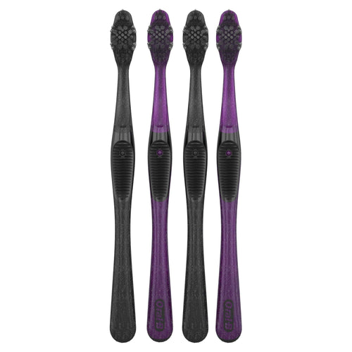 Oral-B Charcoal Toothbrush, Soft, 4 Count EasyOptionXY LLC
