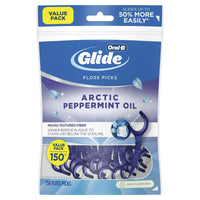 Oral-B Glide Peppermint Dental Floss Picks with Arctic Peppermint Oil Flavor, 150 Picks EasyOptionXY LLC