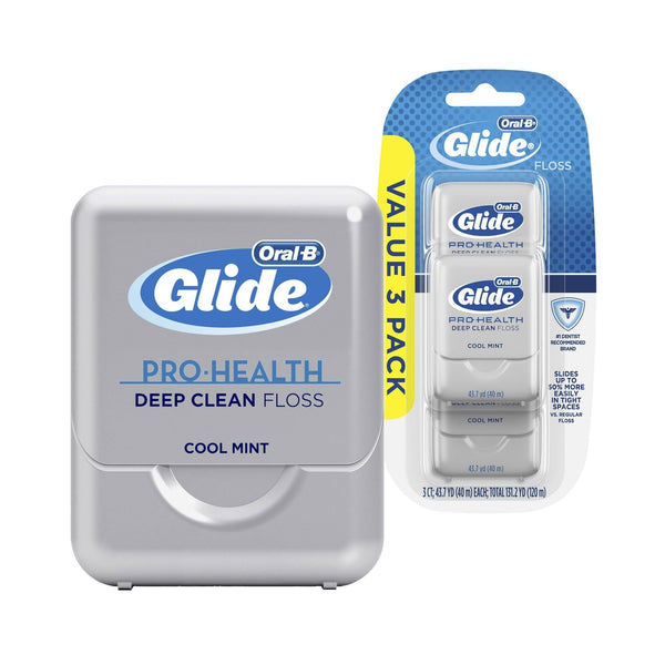 Oral-B Glide Pro Health Dental Floss, Cool Mint, 40 m, 3 Pack EasyOptionXY LLC