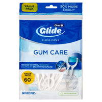 Oral-B Glide Gum Care Dental Floss Picks, Tension Control, 60 Ct EasyOptionXY LLC