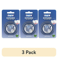 (3 pack) Oral-B Expandable Ribbon Dental Floss, Mint, Expands for a Deep Clean, 50M EasyOptionXY LLC