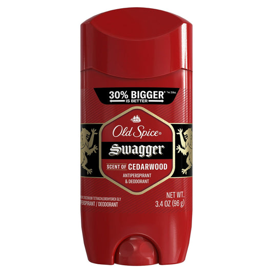Old Spice Red Collection Swagger Scent Invisible Solid Antiperspirant Deodorant for Men, 3.4oz EasyOptionXY LLC