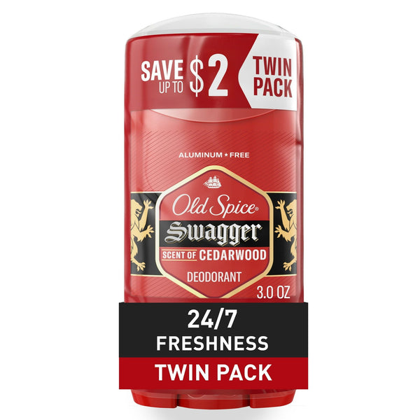 Old Spice Swagger Scent Deodorant for Men, Aluminum-Free 3.0 oz, Pack of 2 EasyOptionXY LLC