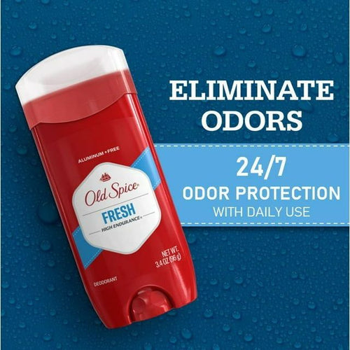 Old Spice Aluminum Free Deodorant Stick for Men, High Endurance Fresh, 3.4 oz, Twin Pack EasyOptionXY LLC