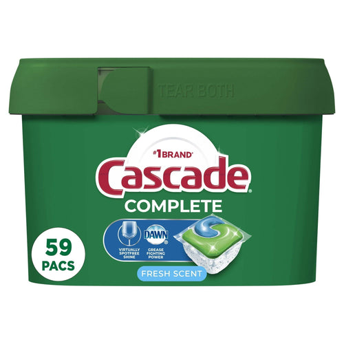 Cascade Complete Pods, Action Pacs Dishwasher Detergent, Fresh, 59 Ct EasyOptionXY LLC