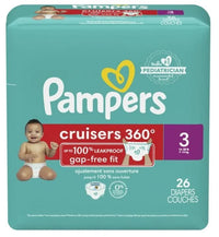 Pampers Cruisers 360 Fit Diapers Size 3, 26 Count EasyOptionXY LLC