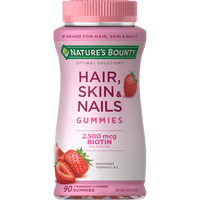 Nature's Bounty Hair Skin and Nail Vitamins With Biotin; Gummies; 90 Count EasyOptionXY LLC