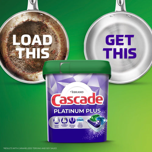 Cascade Platinum Plus Dishwasher Pods, Dish Detergent ActionPacs, Fresh, 21 Count EasyOptionXY LLC