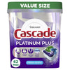 Cascade Platinum Plus Dishwasher Detergent Pacs, Fresh, 62 Count EasyOptionXY LLC